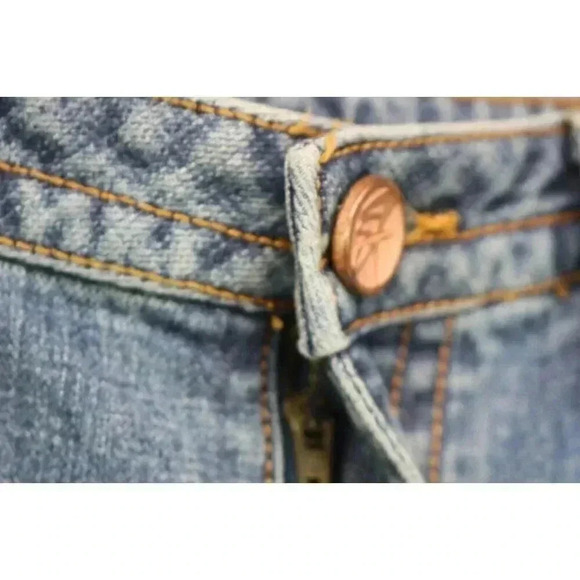 Seven Premier Denim Bootleg Women's Jeans-Size 16-Distressed - Picture 4 of 13